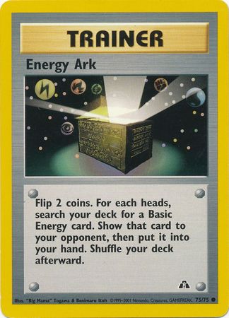 Energy Ark (75/75) [Neo Discovery Unlimited] | Tables and Towers