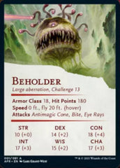 Beholder Art Card [Dungeons & Dragons: Adventures in the Forgotten Realms Art Series] | Tables and Towers