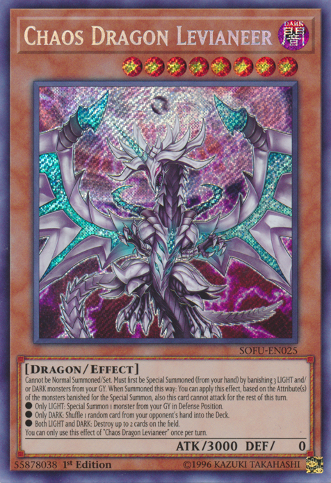 Chaos Dragon Levianeer [SOFU-EN025] Secret Rare | Tables and Towers