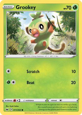 Grookey (011/202) (Premium Collection) [Sword & Shield: Base Set] | Tables and Towers