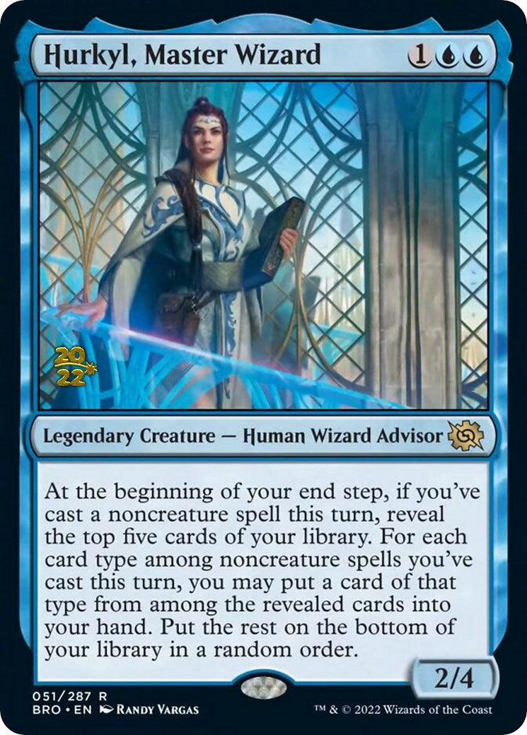 Hurkyl, Master Wizard [The Brothers' War Prerelease Promos] | Tables and Towers