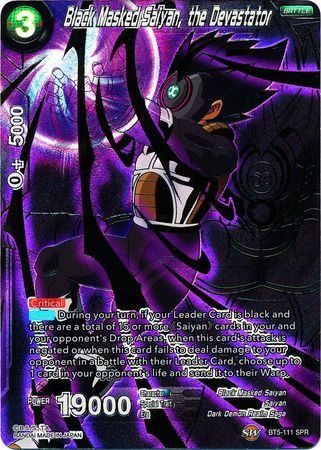 Black Masked Saiyan, the Devastator (SPR) (BT5-111) [Miraculous Revival] | Tables and Towers