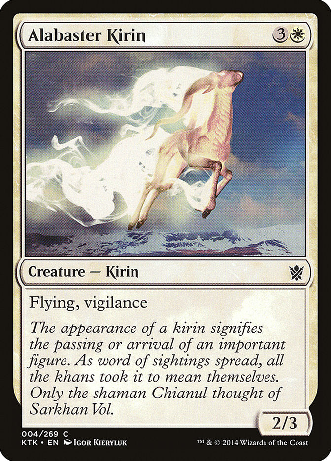 Alabaster Kirin [Khans of Tarkir] | Tables and Towers