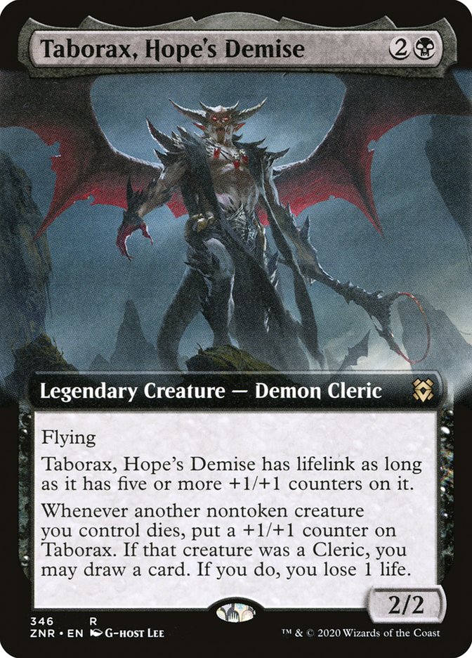 Taborax, Hope's Demise (Extended Art) [Zendikar Rising] | Tables and Towers