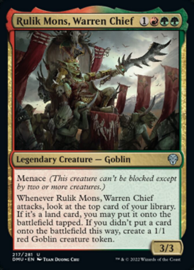 Rulik Mons, Warren Chief [Dominaria United] | Tables and Towers