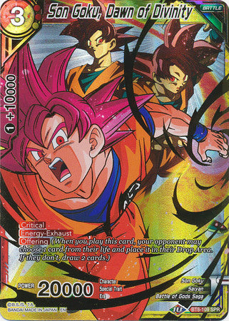 Son Goku, Dawn of Divinity (SPR) (BT8-109) [Malicious Machinations] | Tables and Towers