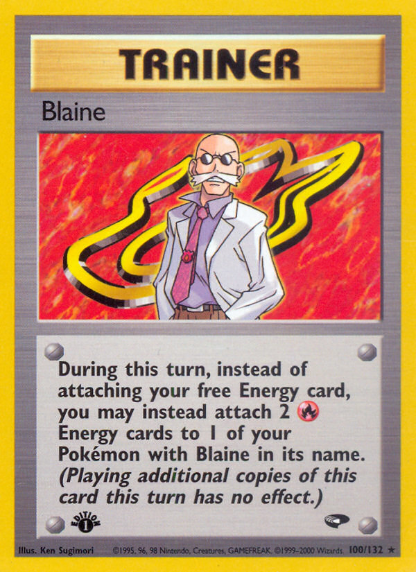 Blaine (100/132) [Gym Challenge 1st Edition] | Tables and Towers