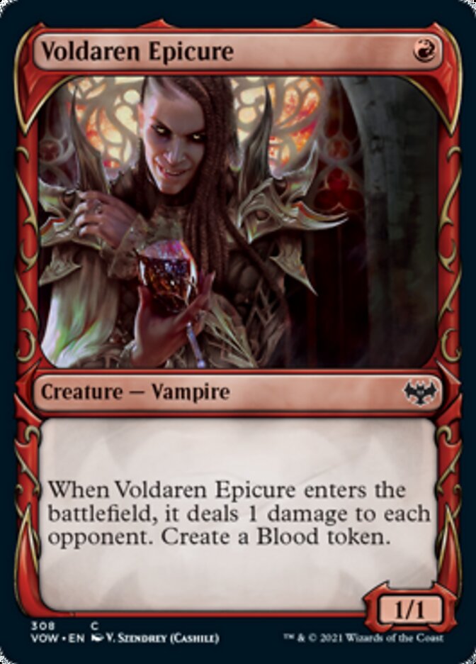 Voldaren Epicure (Showcase Fang Frame) [Innistrad: Crimson Vow] | Tables and Towers