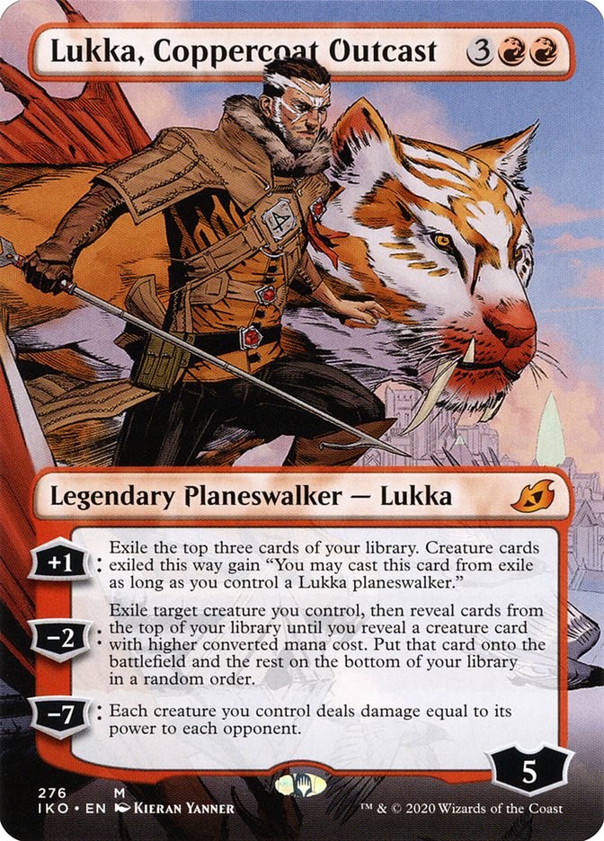 Lukka, Coppercoat Outcast (Borderless) [Ikoria: Lair of Behemoths] | Tables and Towers