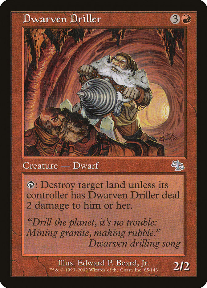 Dwarven Driller [Judgment] | Tables and Towers