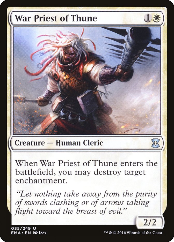 War Priest of Thune [Eternal Masters] | Tables and Towers