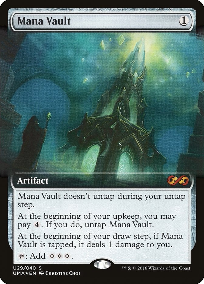 Mana Vault (Topper) [Ultimate Masters Box Topper] | Tables and Towers