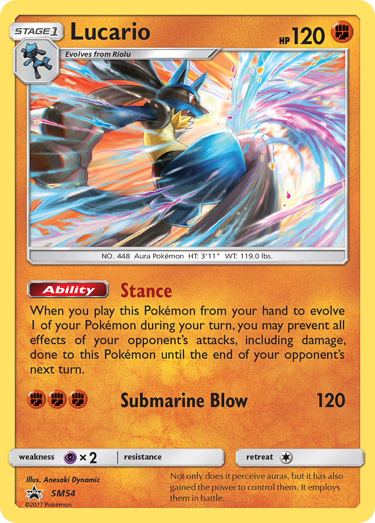 Lucario (SM54) [Sun & Moon: Black Star Promos] | Tables and Towers