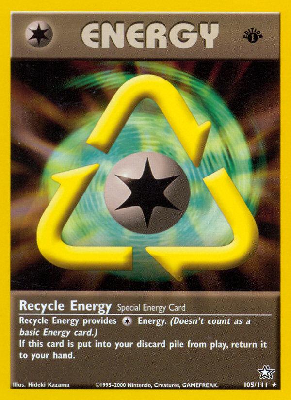 Recycle Energy (105/111) [Neo Genesis 1st Edition] | Tables and Towers