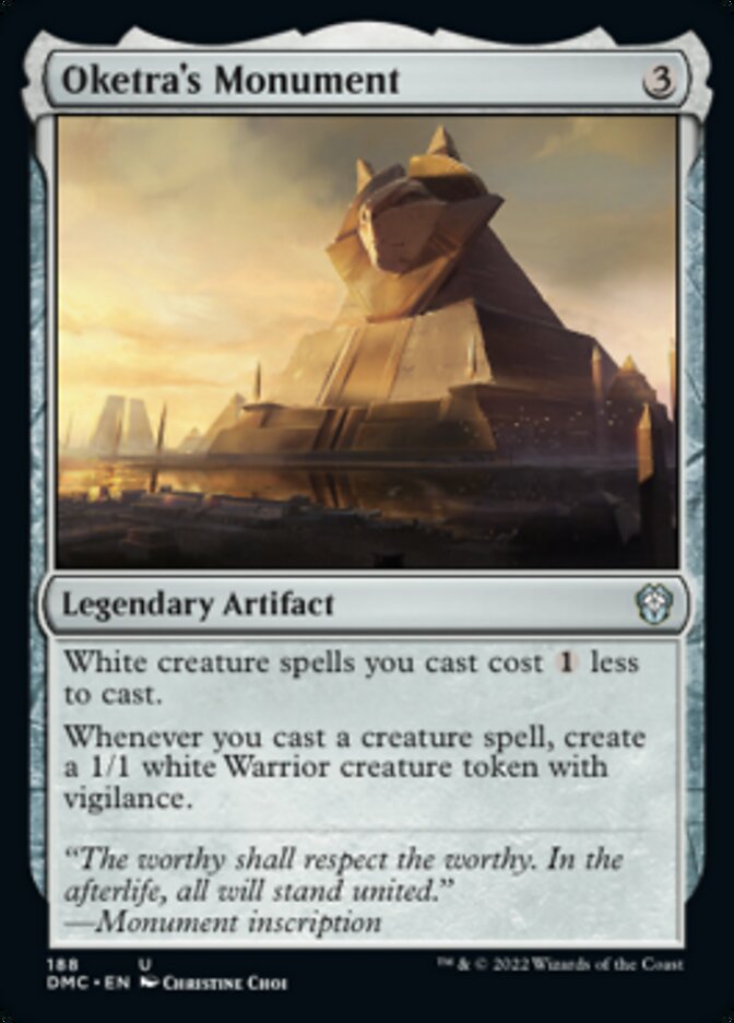 Oketra's Monument [Dominaria United Commander] | Tables and Towers