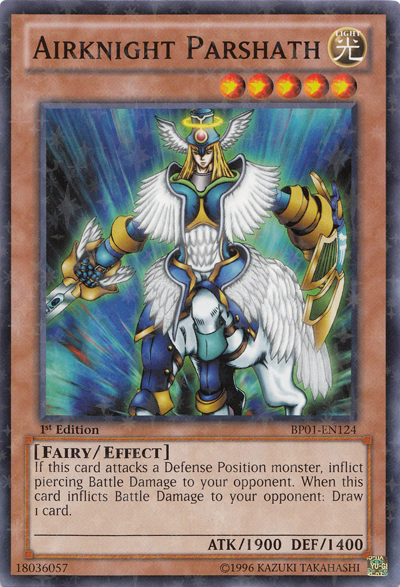 Airknight Parshath [BP01-EN124] Starfoil Rare | Tables and Towers