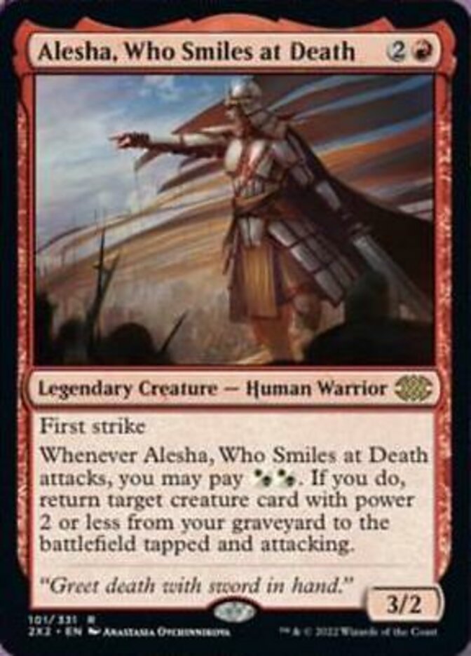 Alesha, Who Smiles at Death [Double Masters 2022] | Tables and Towers