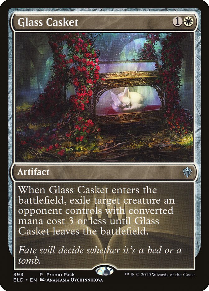 Glass Casket (Promo Pack) [Throne of Eldraine Promos] | Tables and Towers