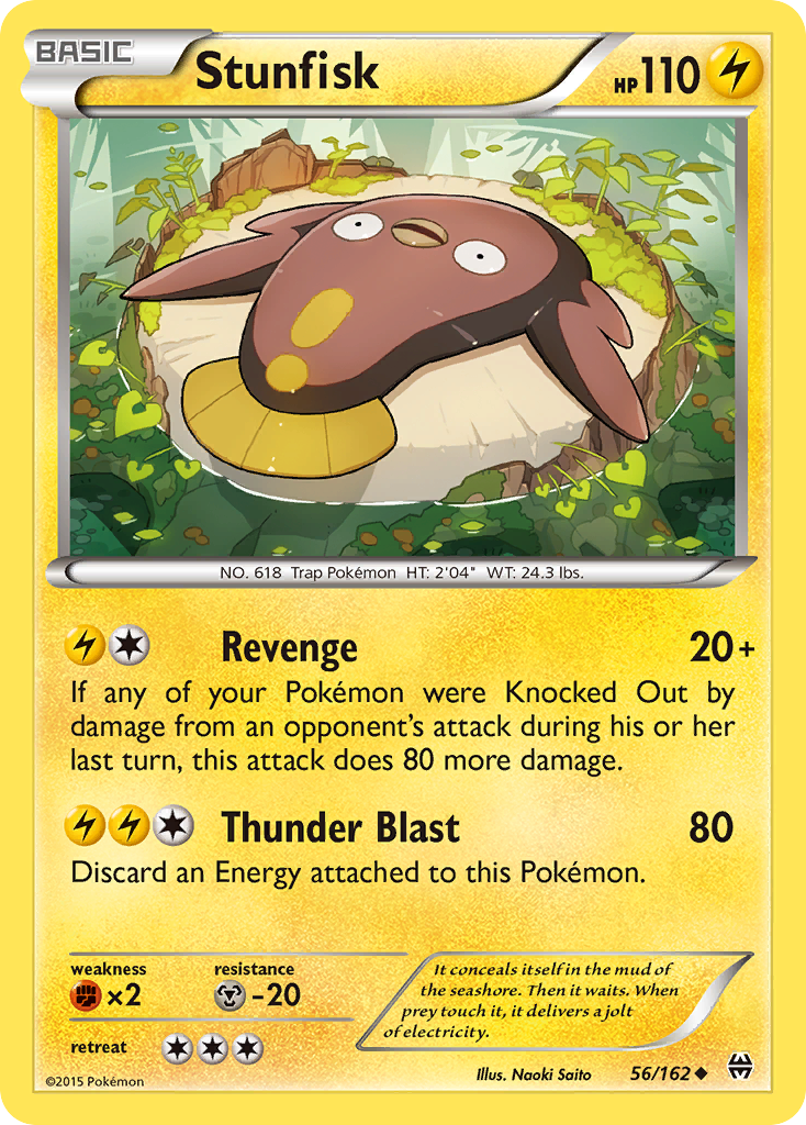 Stunfisk (56/162) [XY: BREAKthrough] | Tables and Towers