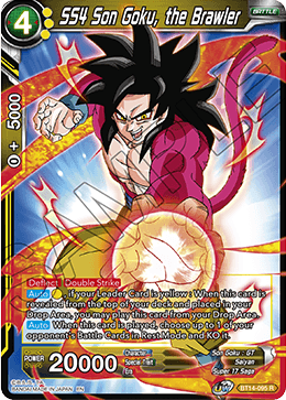 SS4 Son Goku, the Brawler (BT14-095) [Cross Spirits] | Tables and Towers