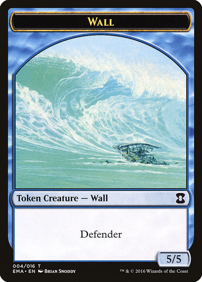 Wall Token [Eternal Masters Tokens] | Tables and Towers