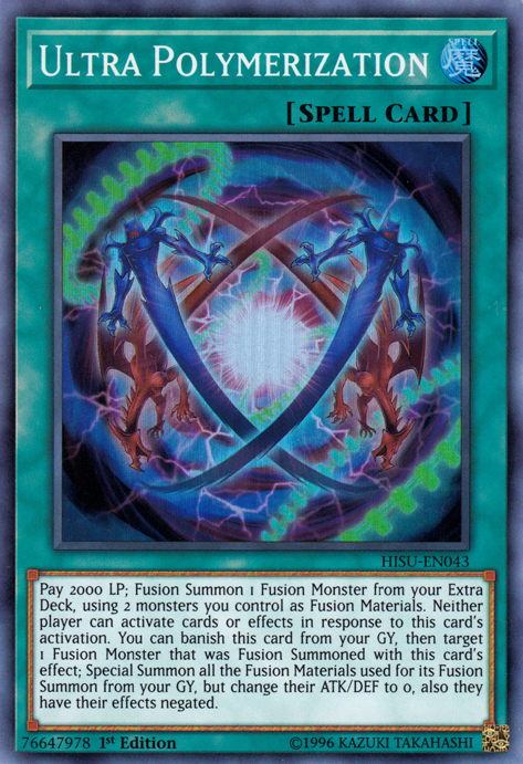 Ultra Polymerization [HISU-EN043] Super Rare | Tables and Towers