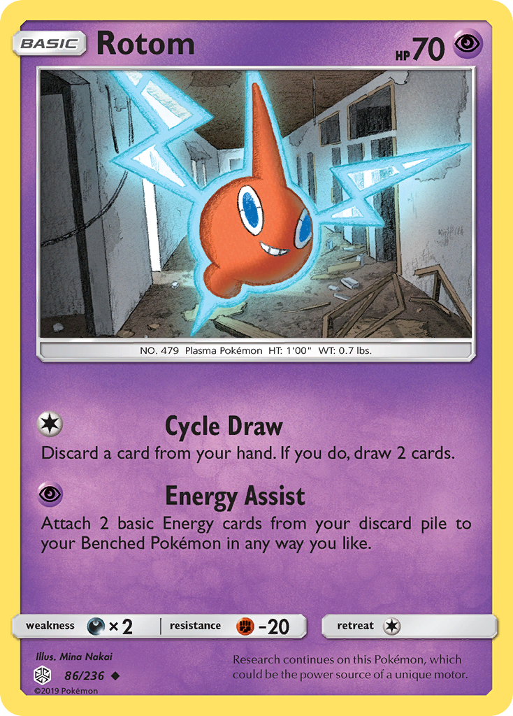 Rotom (86/236) [Sun & Moon: Cosmic Eclipse] | Tables and Towers