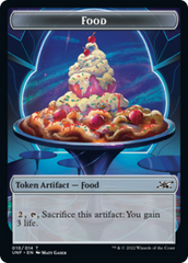 Cat // Food (10) Double-Sided Token [Unfinity Tokens] | Tables and Towers