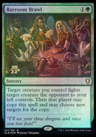 Barroom Brawl [Commander Legends: Battle for Baldur's Gate Prerelease Promos] | Tables and Towers