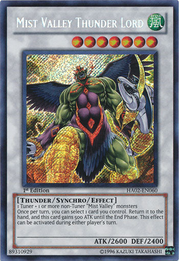 Mist Valley Thunder Lord [HA02-EN060] Secret Rare | Tables and Towers