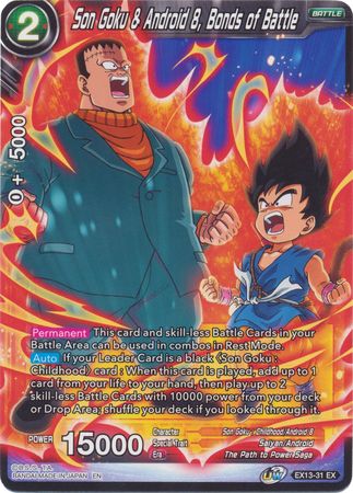 Son Goku & Android 8, Bonds of Battle (EX13-31) [Special Anniversary Set 2020] | Tables and Towers