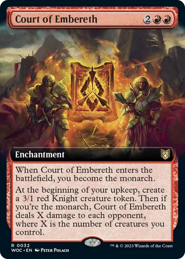 Court of Embereth (Extended Art) [Wilds of Eldraine Commander] | Tables and Towers