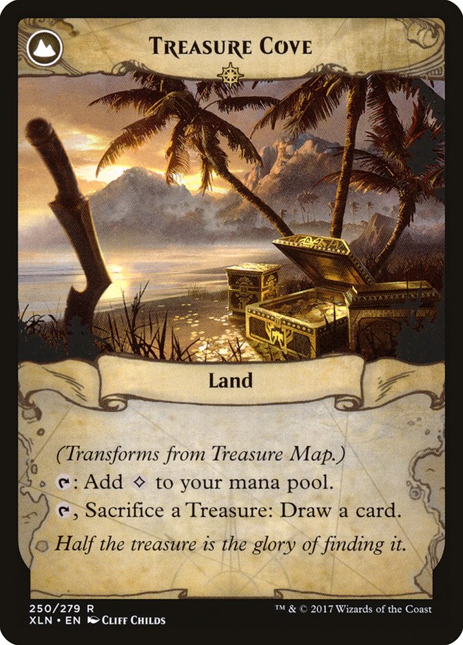 Treasure Map // Treasure Cove [Ixalan] | Tables and Towers