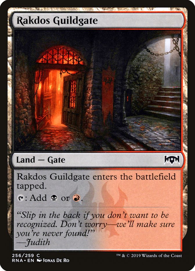 Rakdos Guildgate (256/259) [Ravnica Allegiance] | Tables and Towers