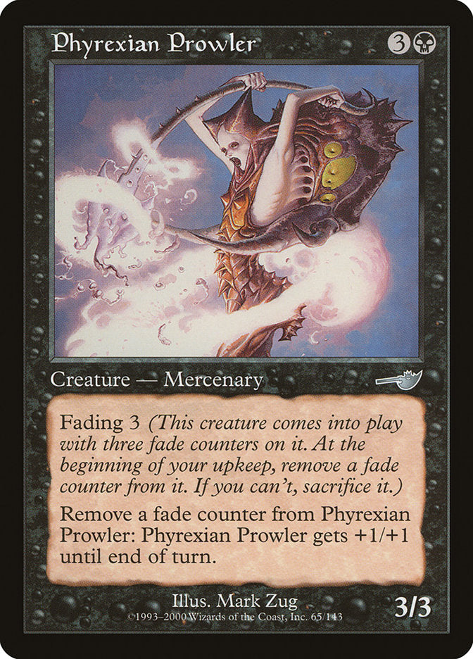 Phyrexian Prowler [Nemesis] | Tables and Towers