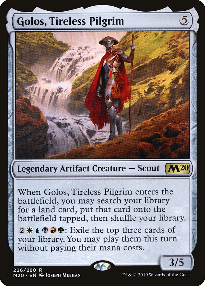 Golos, Tireless Pilgrim [Core Set 2020] | Tables and Towers