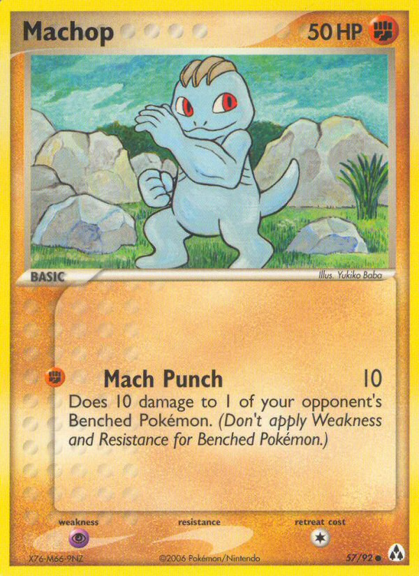 Machop (57/92) [EX: Legend Maker] | Tables and Towers