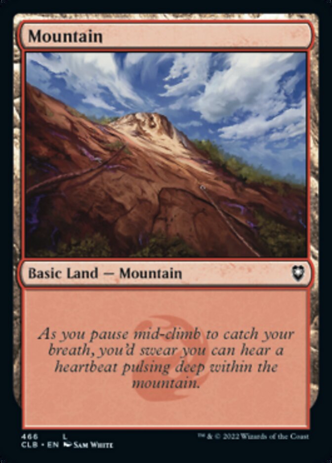 Mountain (466) [Commander Legends: Battle for Baldur's Gate] | Tables and Towers
