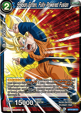 SS Son Goten, Fully-Powered Fusion (BT14-041) [Cross Spirits] | Tables and Towers