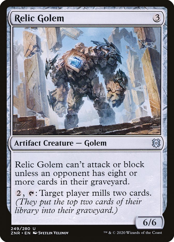 Relic Golem [Zendikar Rising] | Tables and Towers