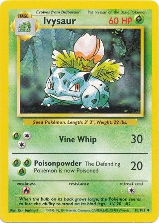 Ivysaur (30/102) [Base Set Unlimited] | Tables and Towers