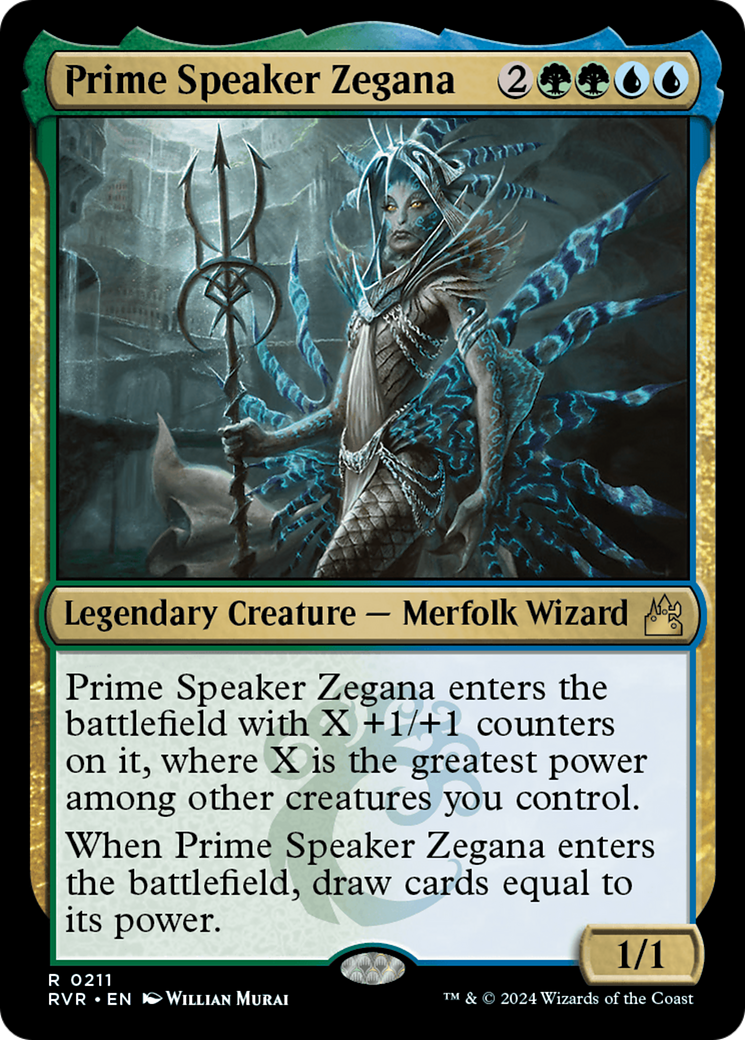 Prime Speaker Zegana [Ravnica Remastered] | Tables and Towers