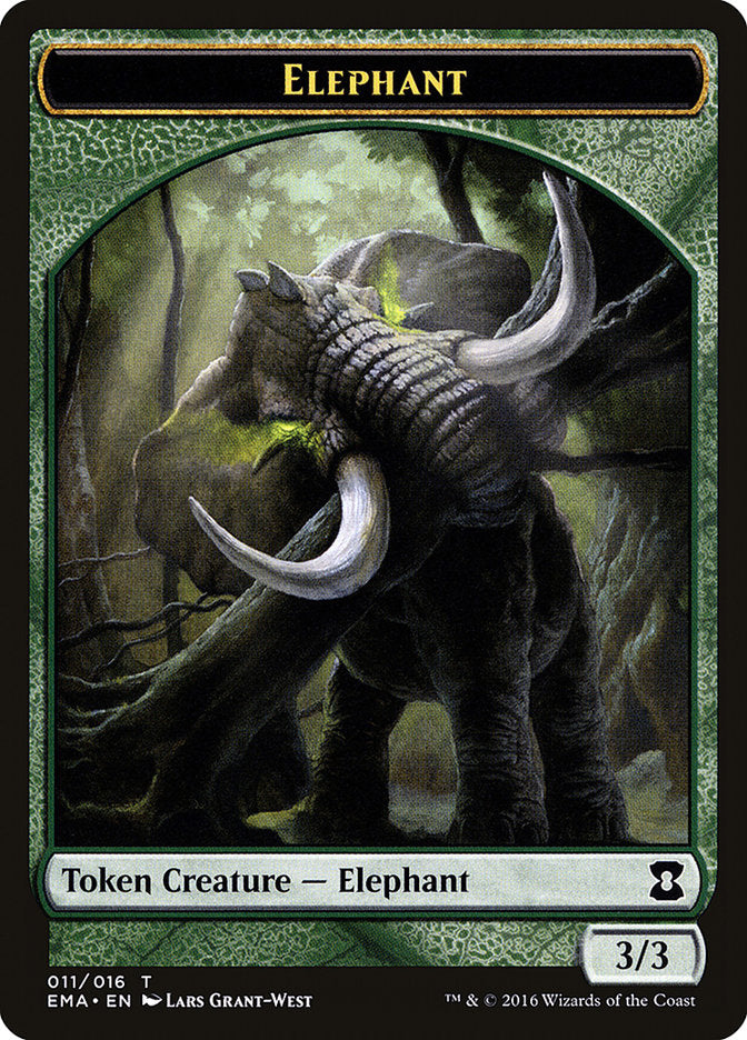 Elephant Token [Eternal Masters Tokens] | Tables and Towers