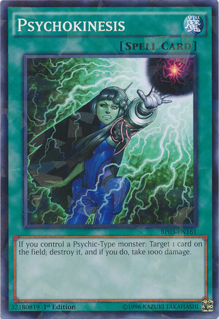 Psychokinesis [BP03-EN161] Shatterfoil Rare | Tables and Towers