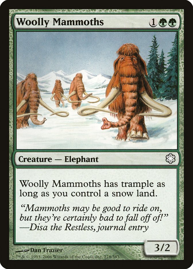 Woolly Mammoths [Coldsnap Theme Decks] | Tables and Towers