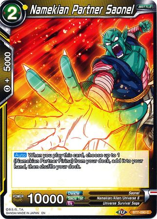 Namekian Partner Saonel (BT7-090) [Assault of the Saiyans] | Tables and Towers