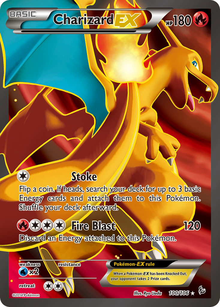 Charizard EX (100/106) [XY: Flashfire] | Tables and Towers