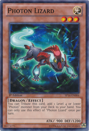 Photon Lizard [SP14-EN006] Starfoil Rare | Tables and Towers