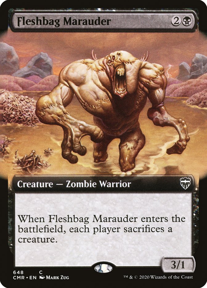 Fleshbag Marauder (Extended Art) [Commander Legends] | Tables and Towers