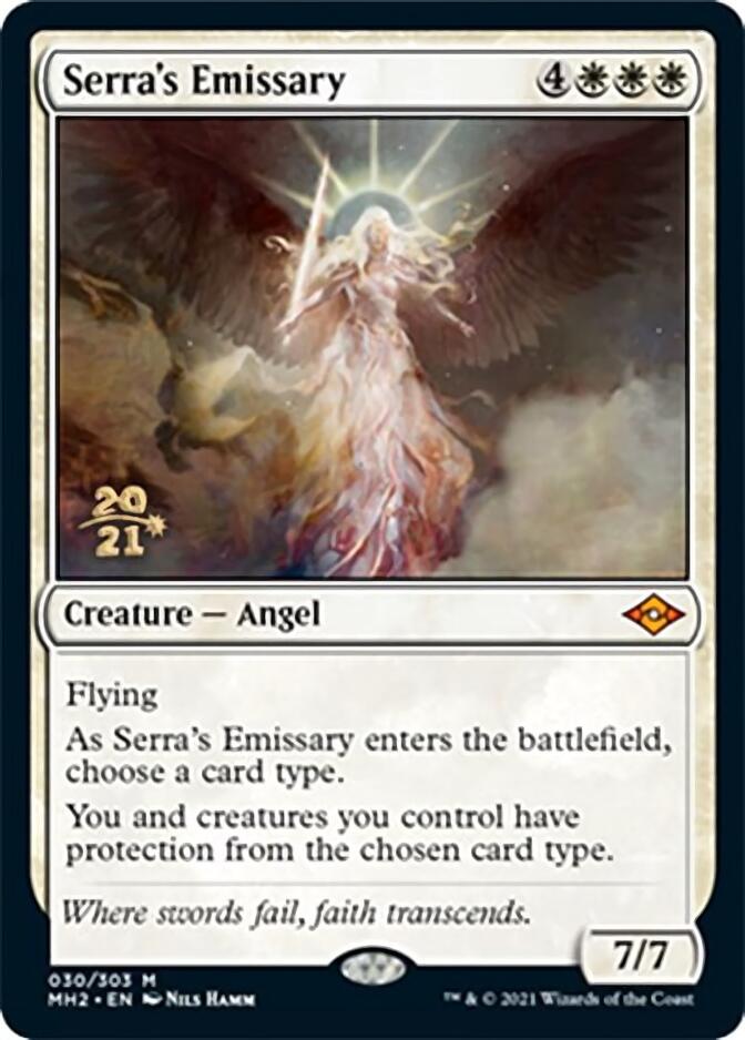 Serra's Emissary [Modern Horizons 2 Prerelease Promos] | Tables and Towers